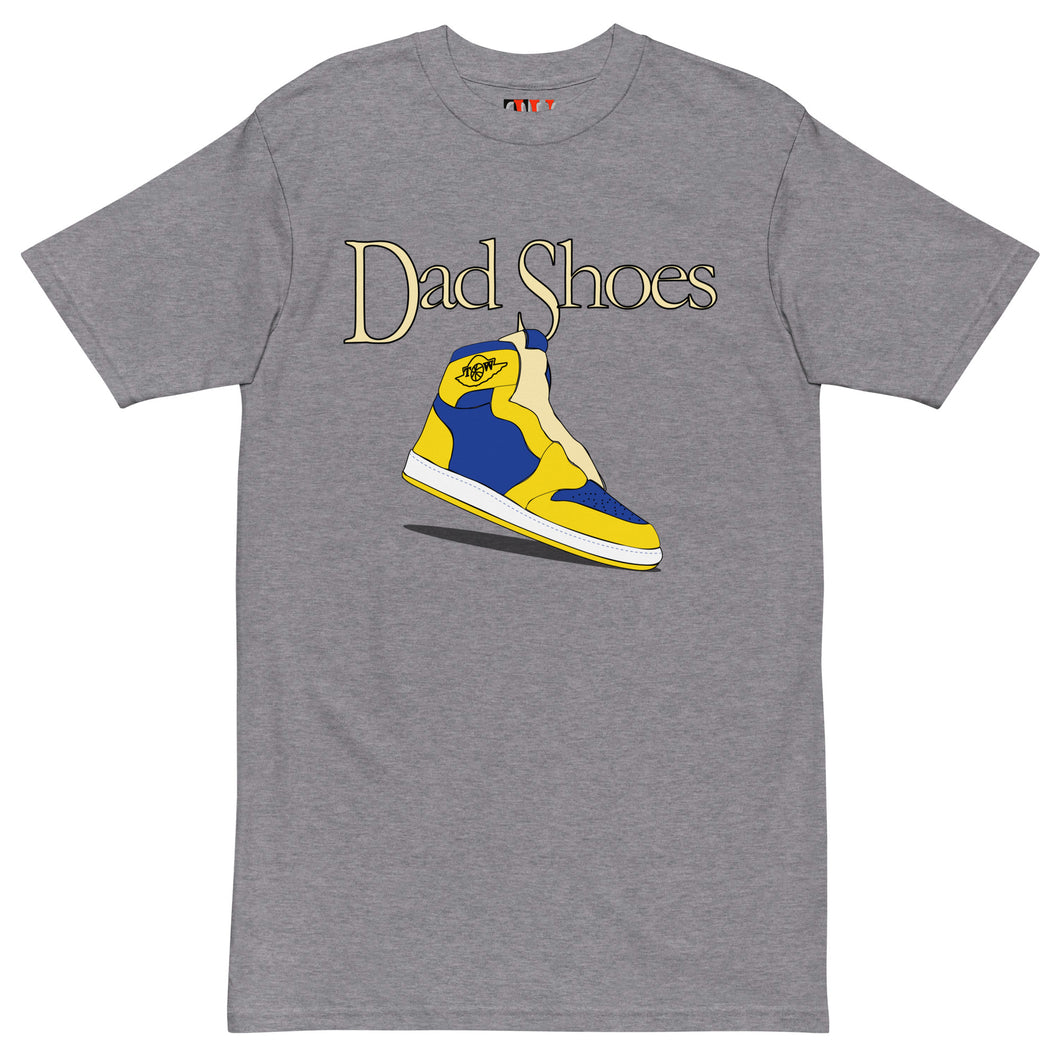 Dad Shoes Retro Blue & Yellow