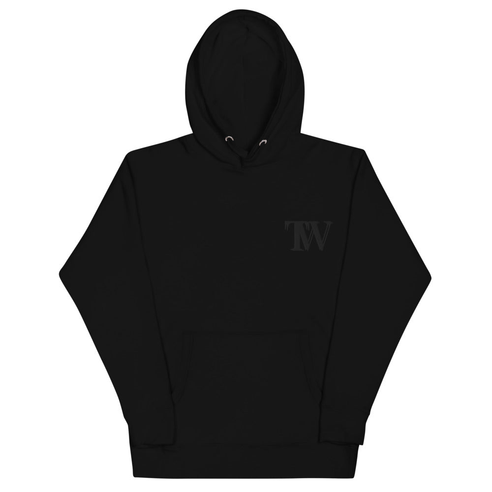 Embroidered TW Hoodie - Black